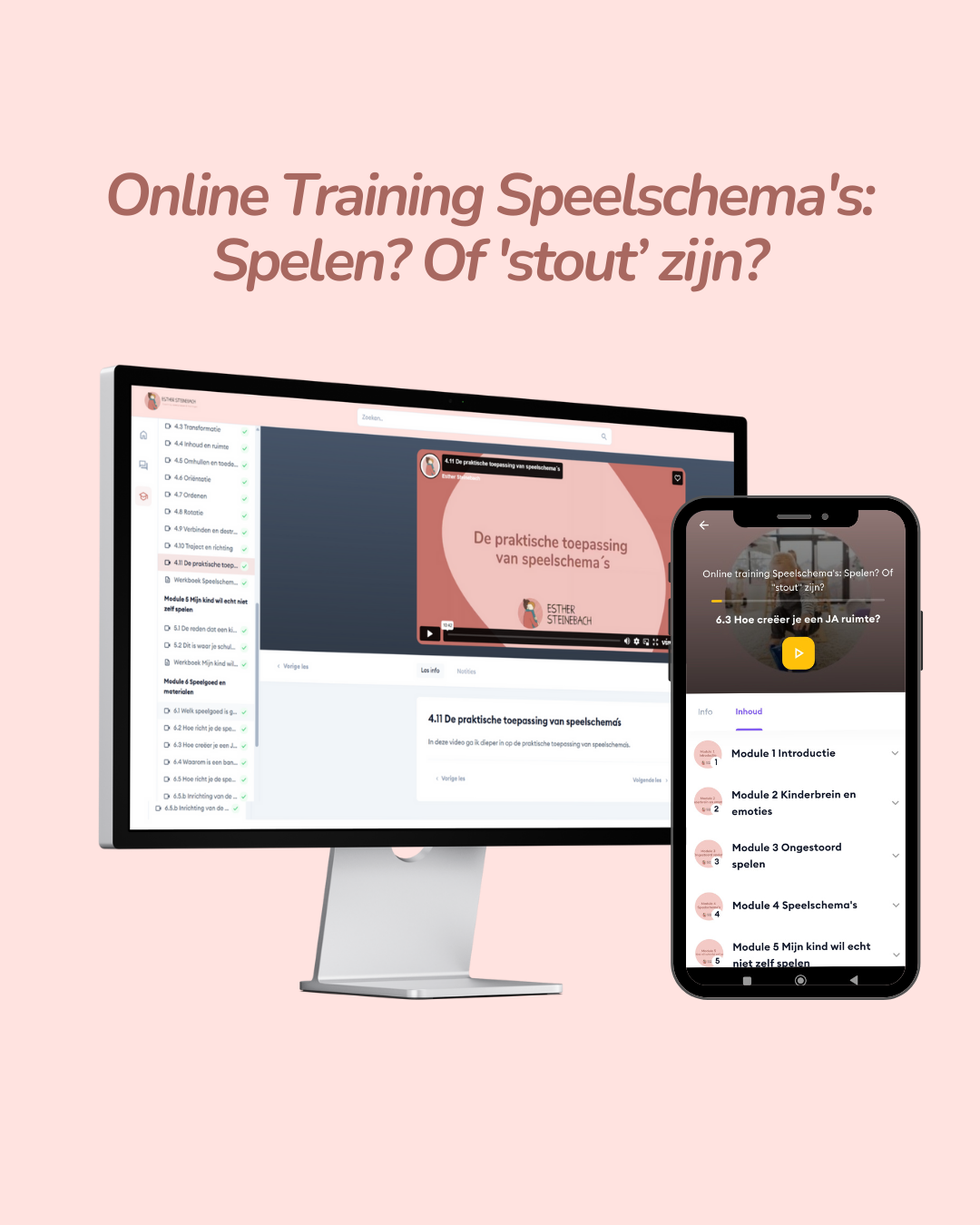 Visual Online training speelschema's Spelen Of 'stout’ zijn